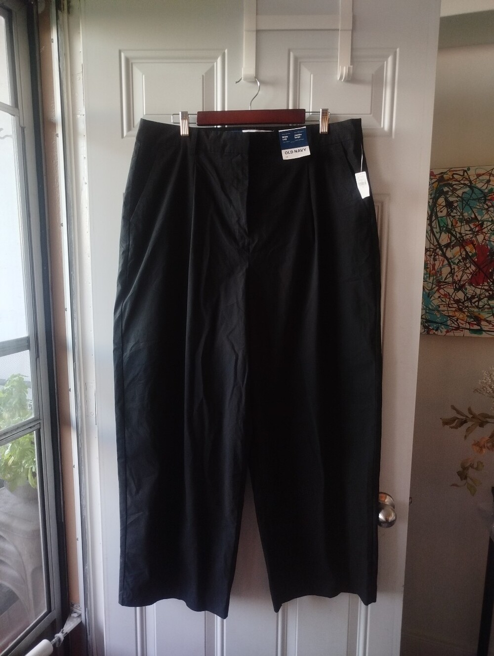 Old Navy Black Women's Wide Leg Pants